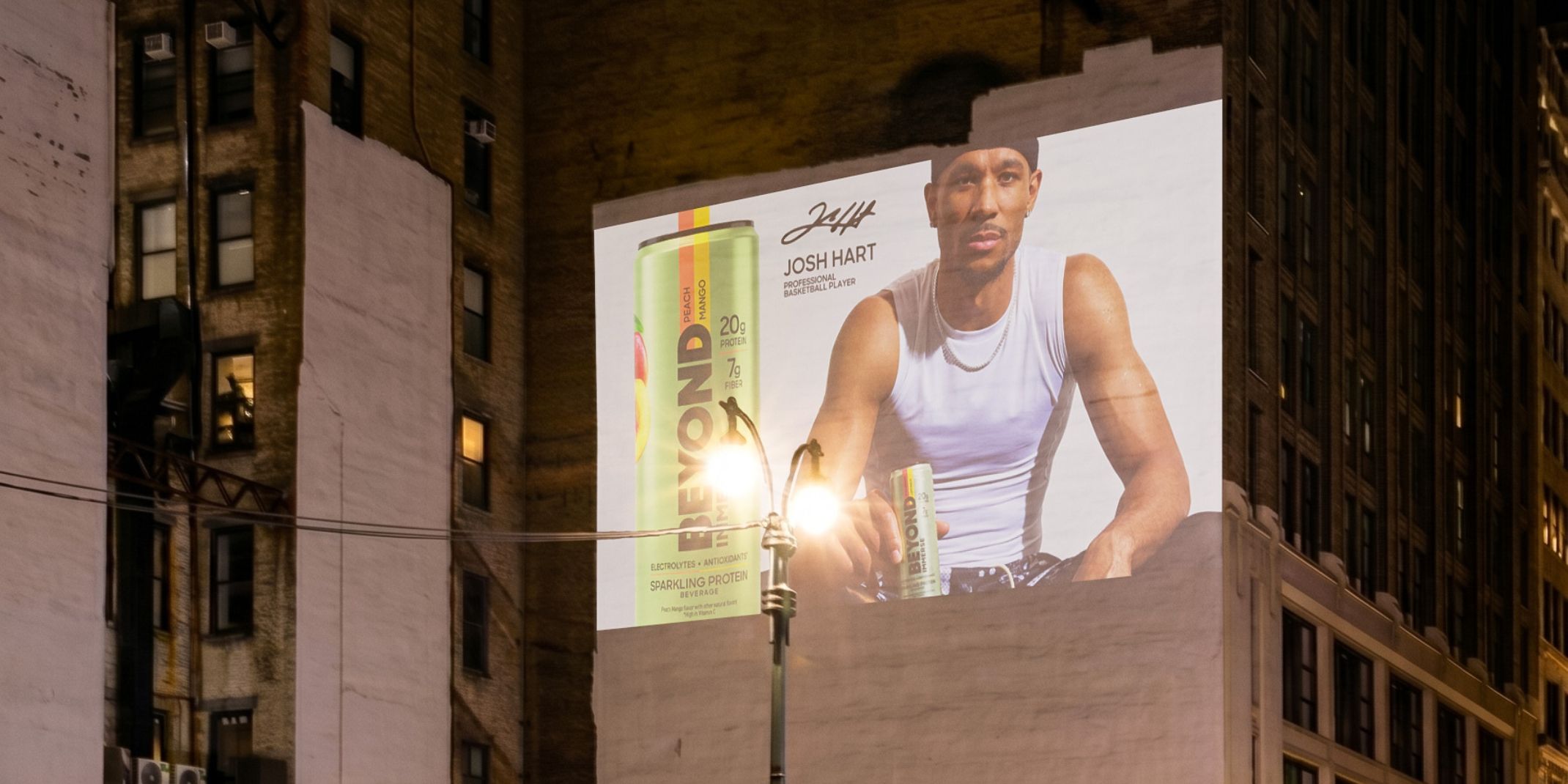 Beyond Meat projection campaign